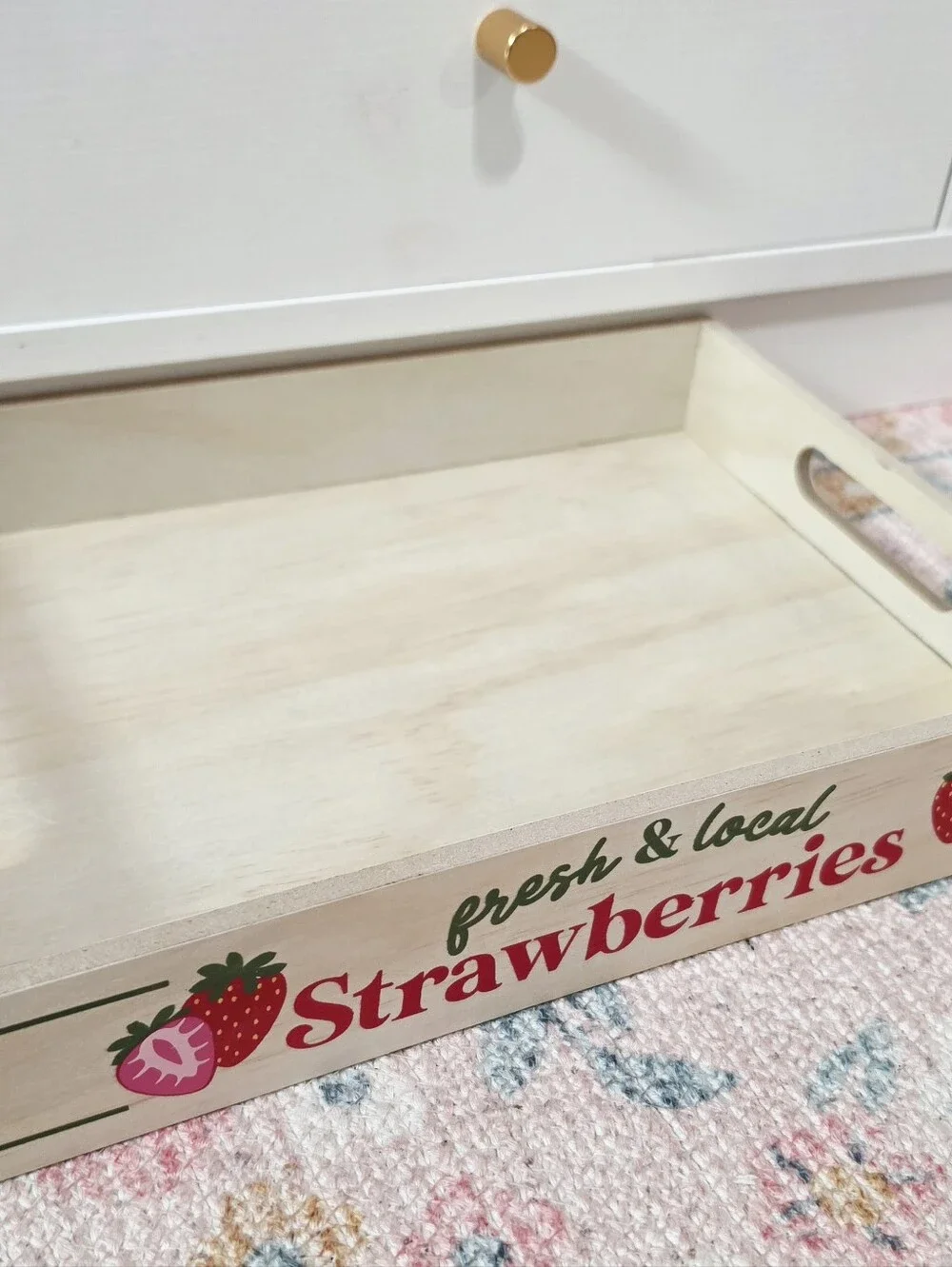 Target Bullseye Playground Summer 2026 Fresh Strawberries Wood Tray